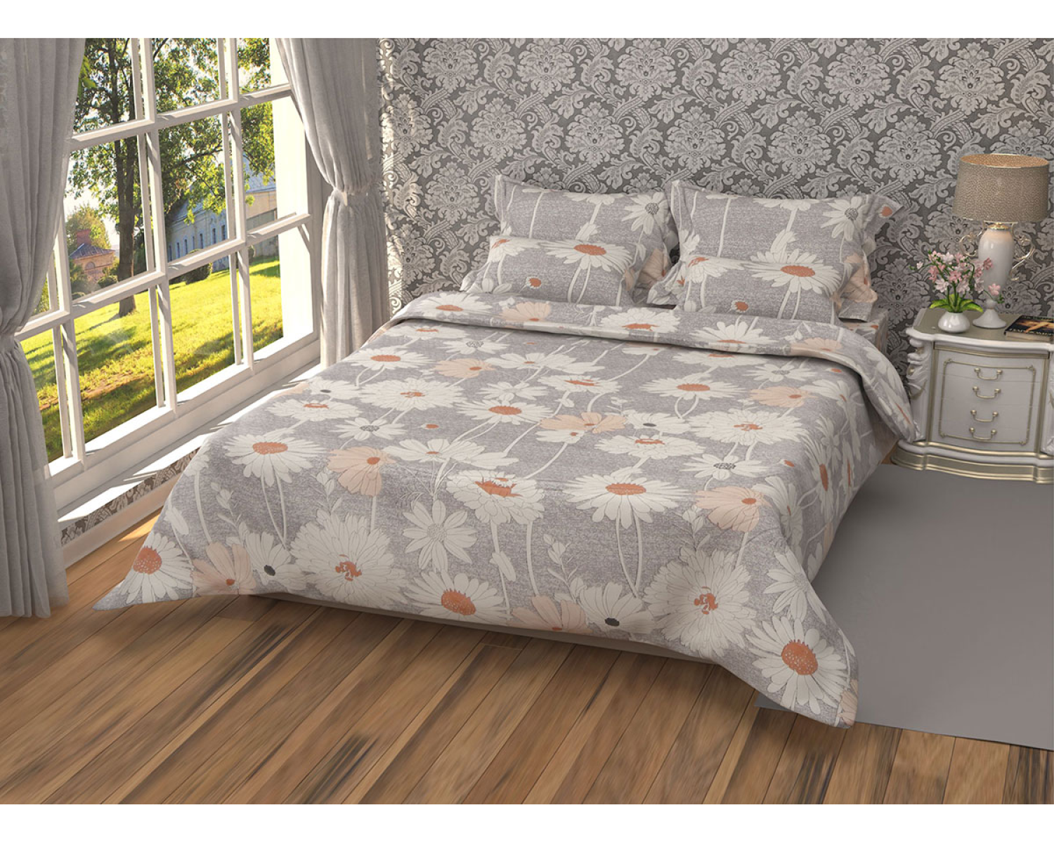 Постільна білизна Лелека-875 Leleka-Textile двоспальний кольоровий (1658/4852)