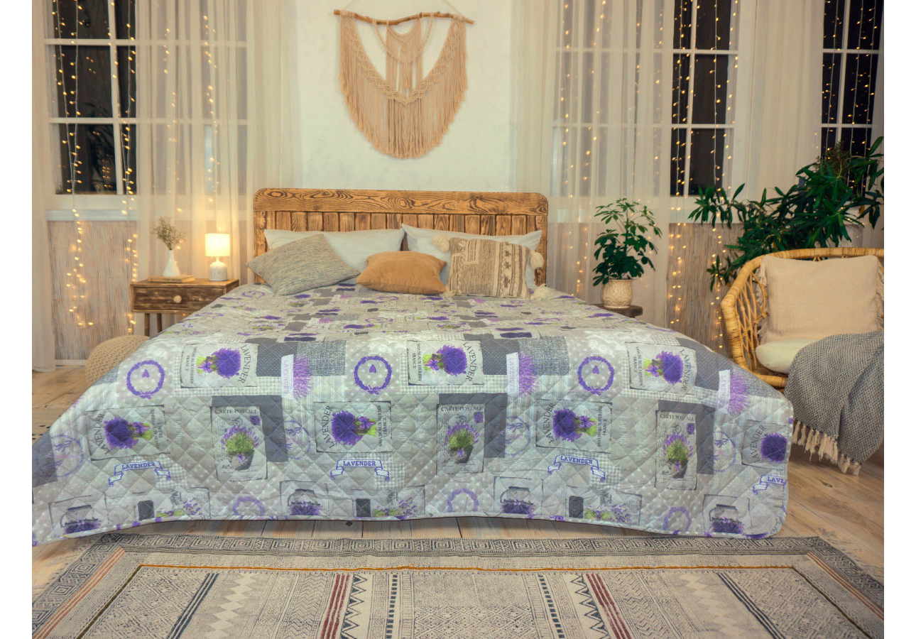 Ковдра-Покривало поліестер (П-769) Leleka-Textile 172х205 кольоровий (548/1397)