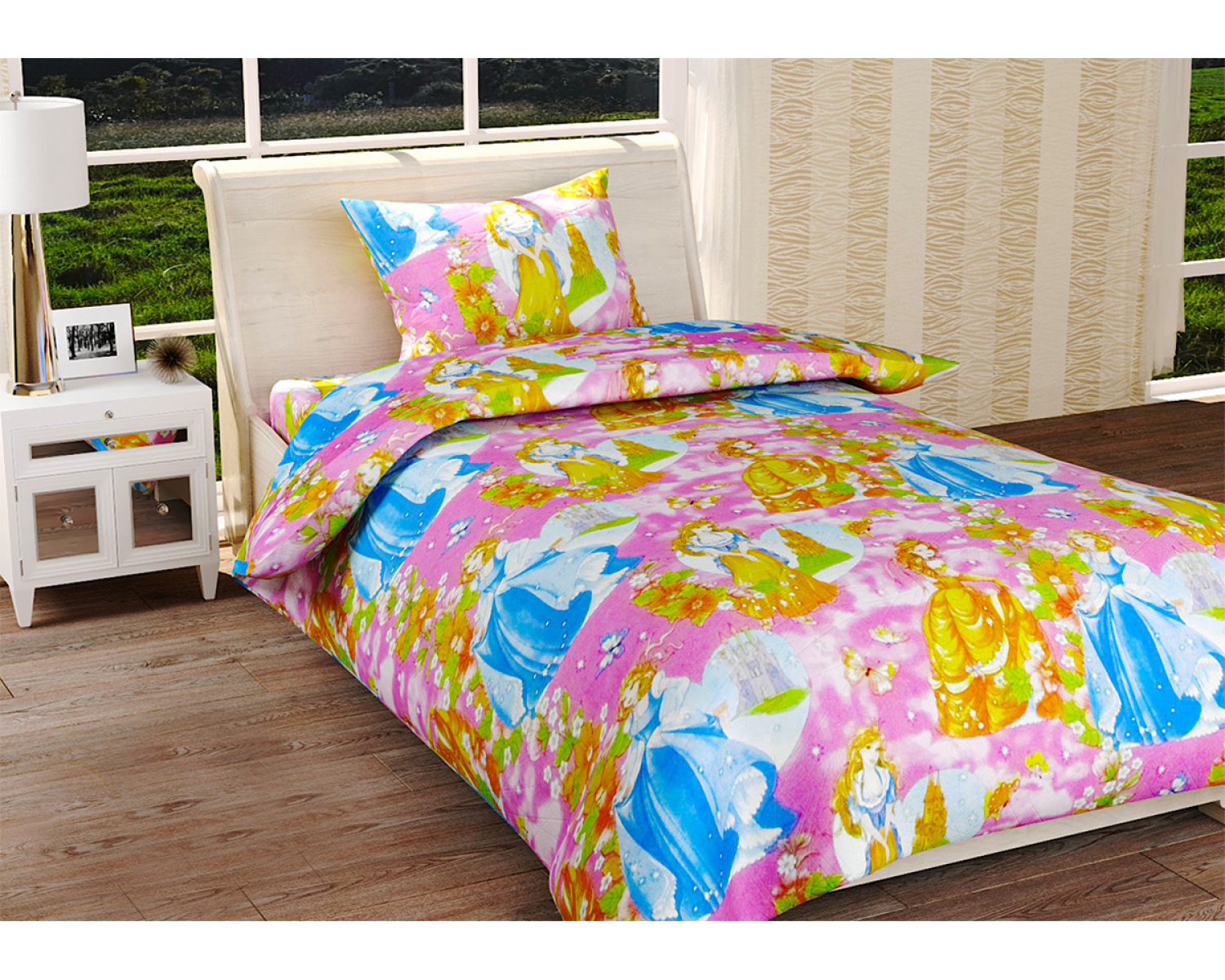Простирадло Ранфорс Р271 Leleka-Textile 150х220 кольоровий (1582/4460)